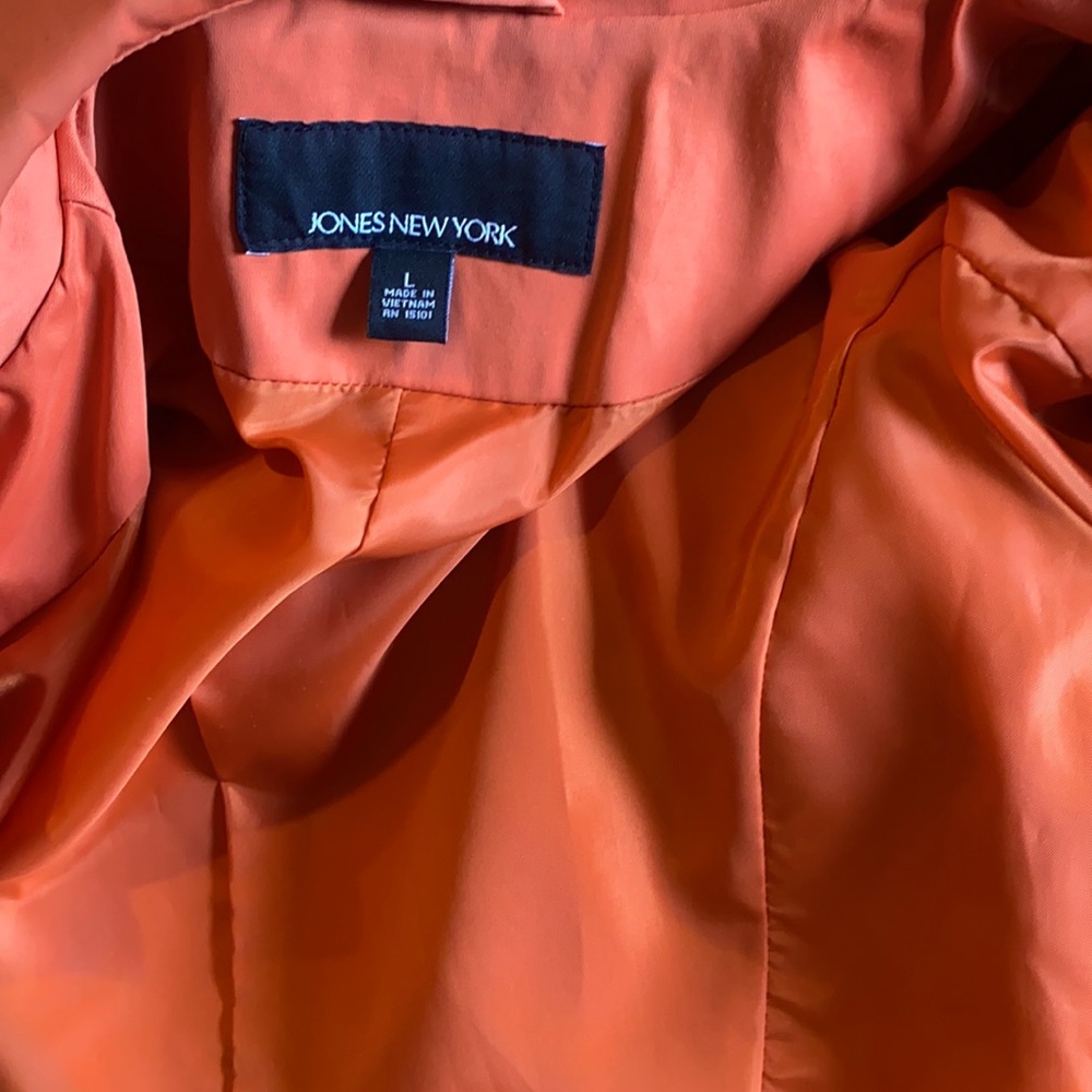 Jones New York Coral Trench Coat - Picture 7 of 13